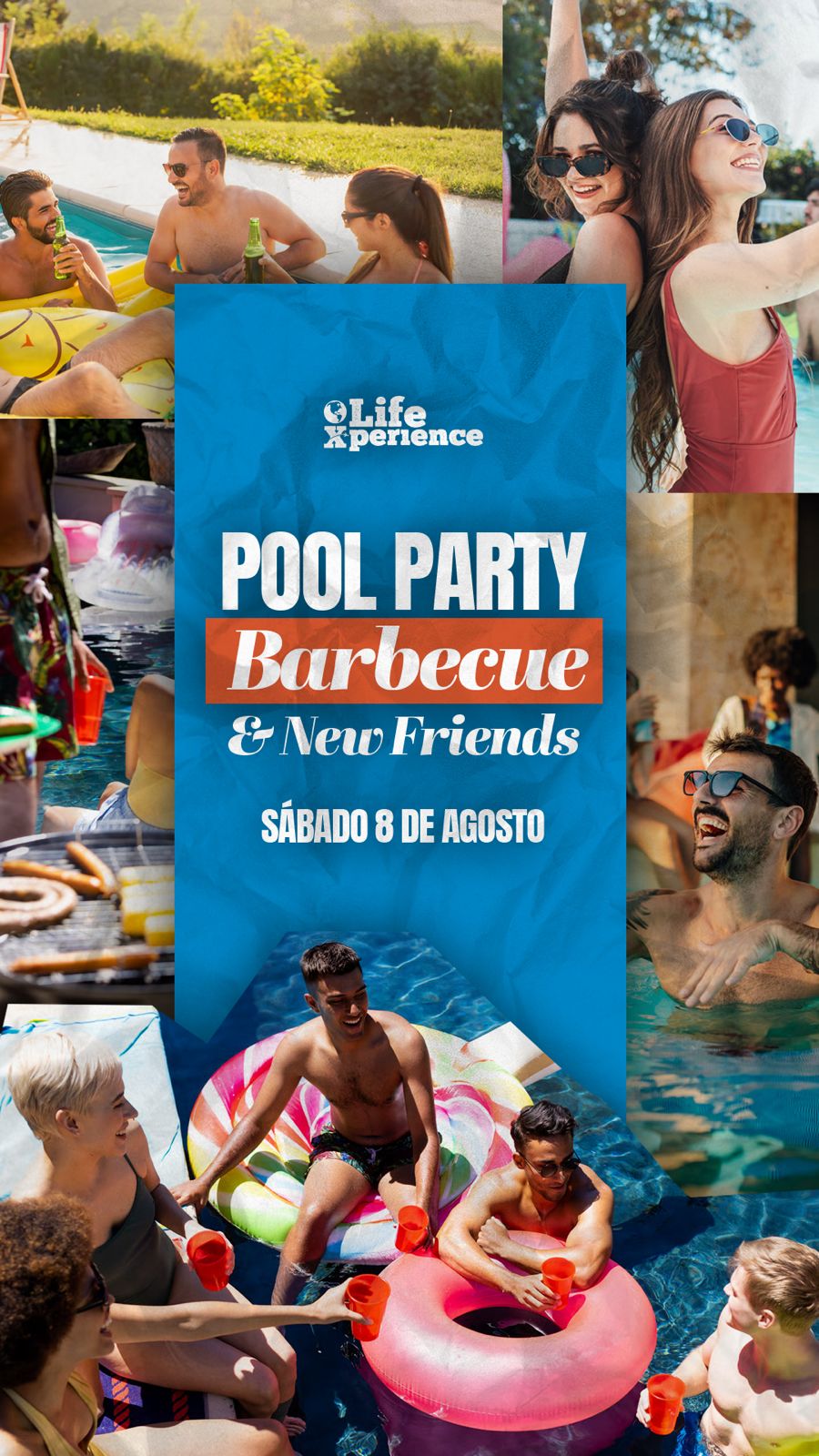 Pool Party Barbecue & New Friends